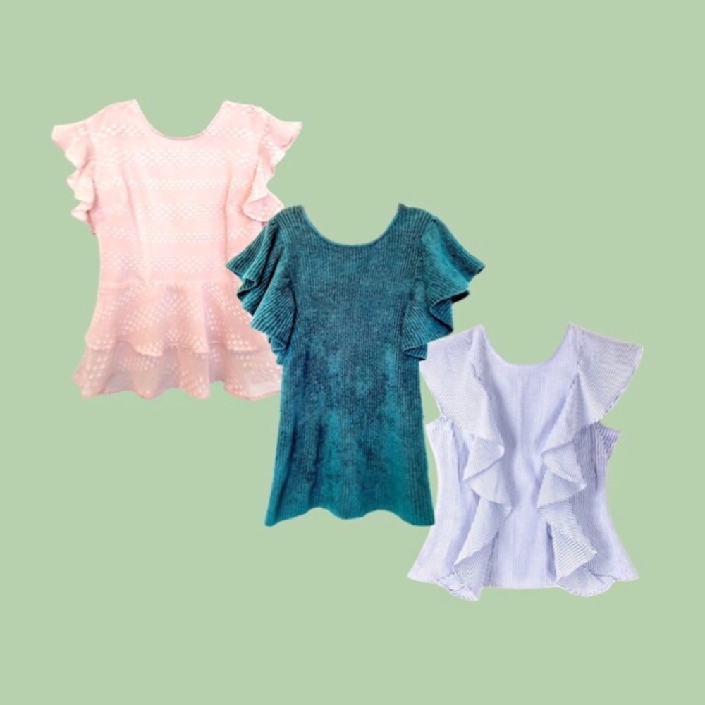 (3) Tops + Blouses Bundle Lot | Free People | NYTT